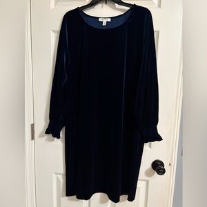 Royal Blue Velvet Dress, Nine West, XL